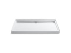 KOHLER K-9928-0 Groove 60" X 36" Alcove Shower Base, Center Drain - White