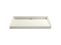KOHLER K-9928-96 Groove 60" X 36" Alcove Shower Base, Center Drain - Biscuit