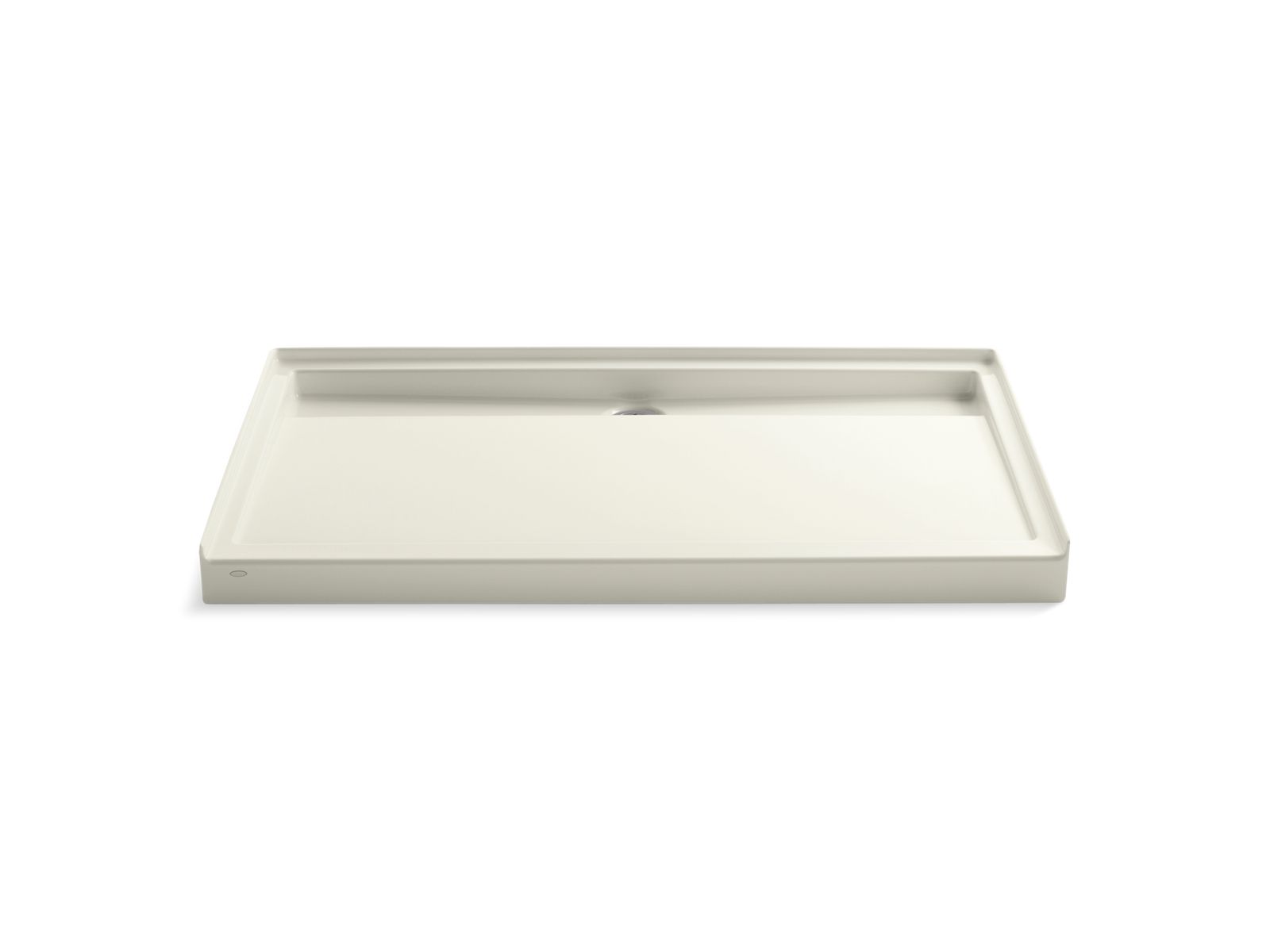 KOHLER K-9928-96 Groove 60" X 36" Alcove Shower Base, Center Drain - Biscuit