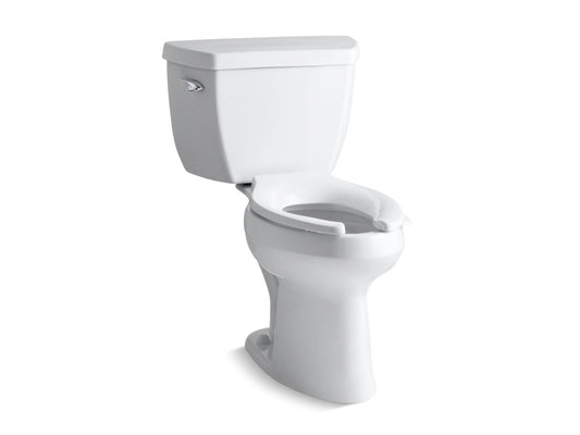 KOHLER K-3519-T-0 Highline Classic Two-piece elongated toilet, 1.0 gpf - White