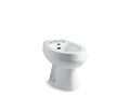 KOHLER K-4854-0 San Tropez Vertical Spray Bidet With 4 Faucet Holes - White