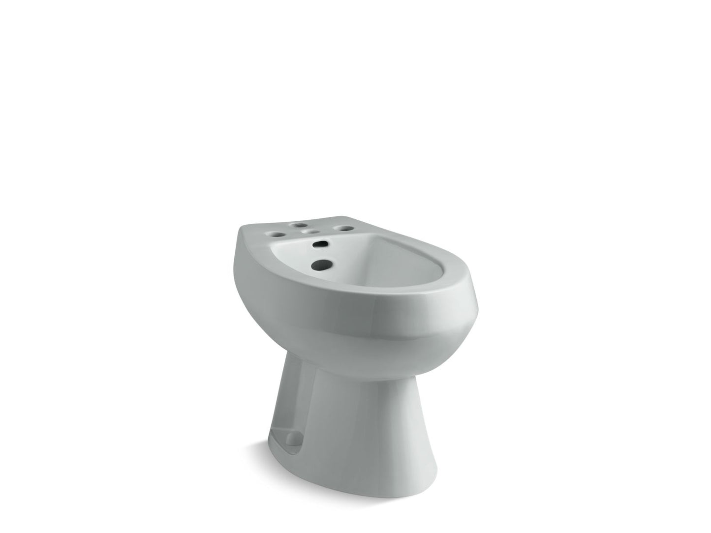 KOHLER K-4854-95 San Tropez Vertical Spray Bidet With 4 Faucet Holes In Ice Grey