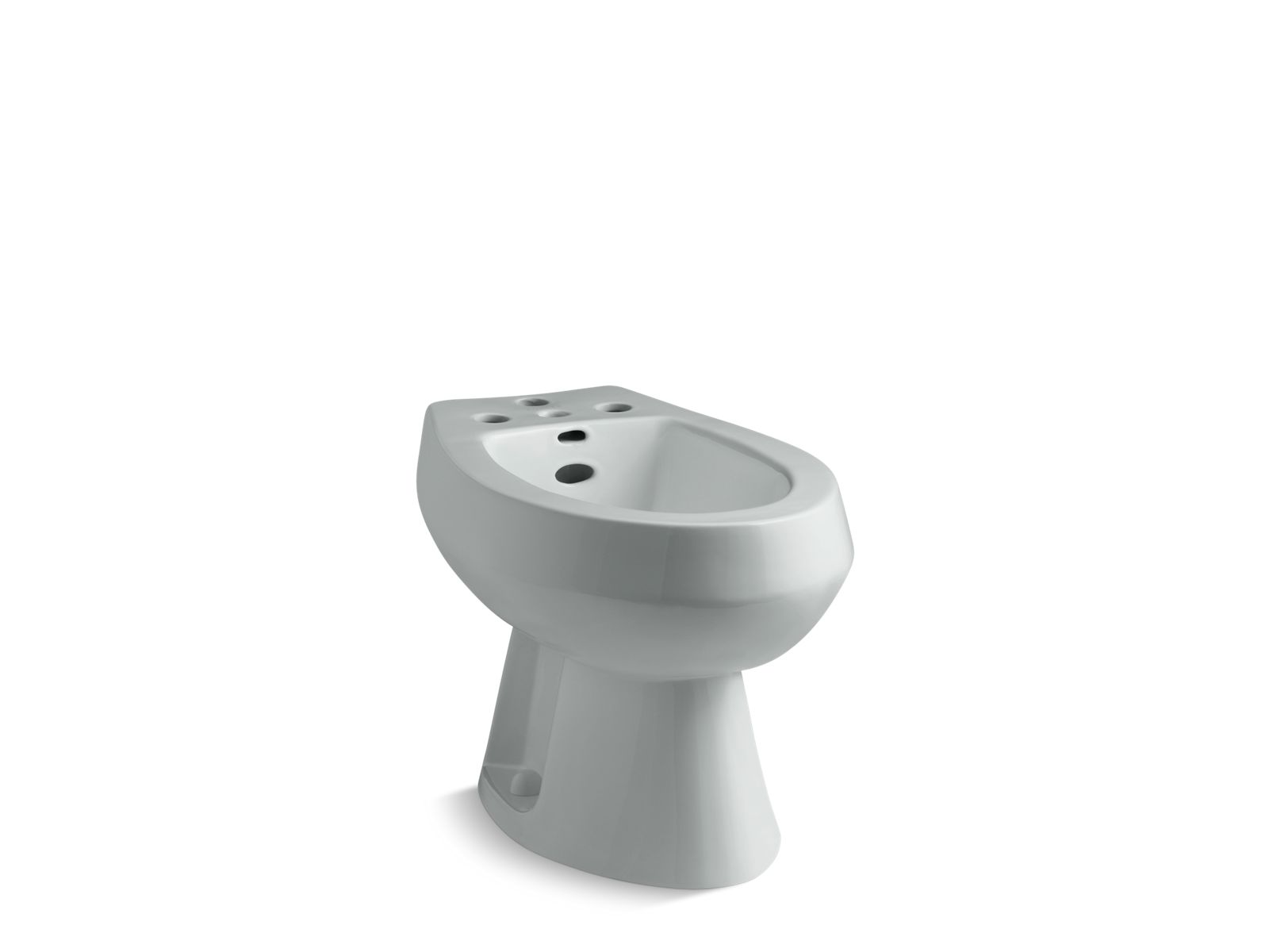 KOHLER K-4854-95 San Tropez Vertical Spray Bidet With 4 Faucet Holes - Ice Grey