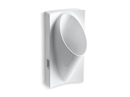 KOHLER K-4918-7 Steward Half-stall waterless urinal - Black Black