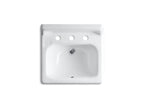 KOHLER K-2863-0 Hudson 19" Rectangular Wall-Mount Bathroom Sink - White