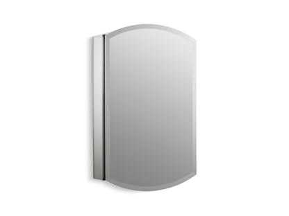 KOHLER K-3073-NA Archer 20" W x 31" H aluminum single-door medicine cabinet, beveled edges