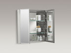 KOHLER K-CB-CLC2526FS 25" W X 26" H Aluminum Two-Door Medicine Cabinet With Mirrored Doors, Beveled Edges