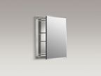 KOHLER K-CB-CLR1620FS 16" W X 20" H Aluminum Single-Door Medicine Cabinet With Mirrored Door, Beveled Edges