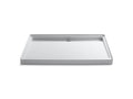 KOHLER K-9996-0 Groove 60" X 42" Alcove Shower Base, Rear Center Drain - White