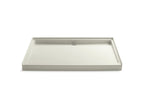 KOHLER K-9996-96 Groove 60" X 42" Alcove Shower Base, Rear Center Drain - Biscuit