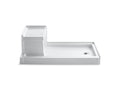 KOHLER K-1976-0 Tresham 60" X 32" Alcove Shower Base, Right Drain - White
