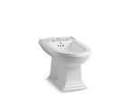 KOHLER K-4886-96 Memoirs Vertical Spray Bidet With 4 Faucet Holes - Biscuit