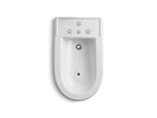 KOHLER K-4886-96 Memoirs Vertical Spray Bidet With 4 Faucet Holes - Biscuit