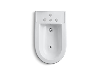 KOHLER K-4886-7 Memoirs Vertical spray bidet with 4 faucet holes - Black Black