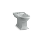 KOHLER K-4886-95 Memoirs Vertical Spray Bidet With 4 Faucet Holes - Ice Grey