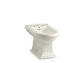 KOHLER K-4886-96 Memoirs Vertical Spray Bidet With 4 Faucet Holes - Biscuit