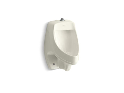 KOHLER K-5016-ET-96 Dexter Siphon-jet wall-mount 0.5 or 1.0 gpf urinal with top spud - Biscuit