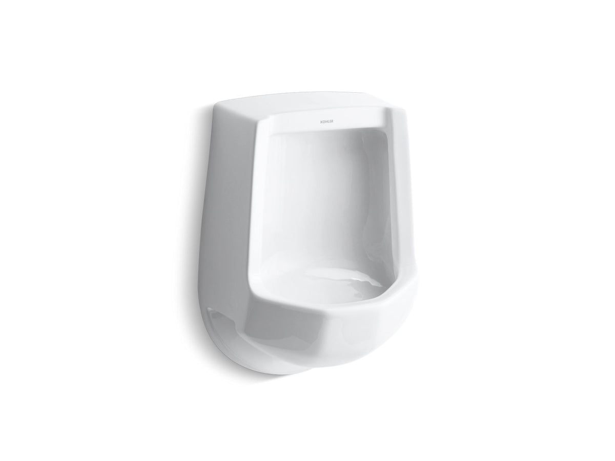 KOHLER K-4989-R-7 Freshman Siphon-Jet Half-Stall 1.0 Gpf Urinal, Rear Spud - Black Black