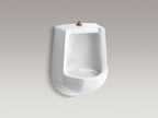 KOHLER K-4989-T-0 Freshman Siphon-Jet Half-Stall 1.0 Gpf Urinal, Top Spud - White