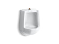KOHLER K-4989-T-0 Freshman Siphon-Jet Half-Stall 1.0 Gpf Urinal, Top Spud - White