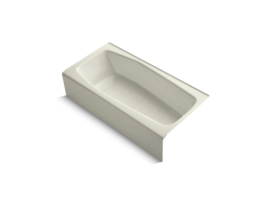 KOHLER K-716-96 Villager 60" X 30-1/4" Alcove Bath, Right Drain In Biscuit