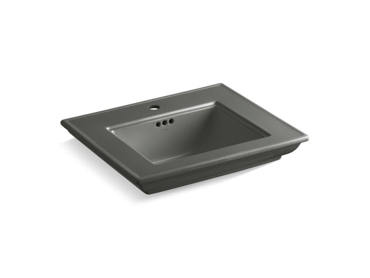 KOHLER K-29999-1-58 Memoirs Stately 24" Pedestal/Console Table Bathroom Sink In Thunder Grey