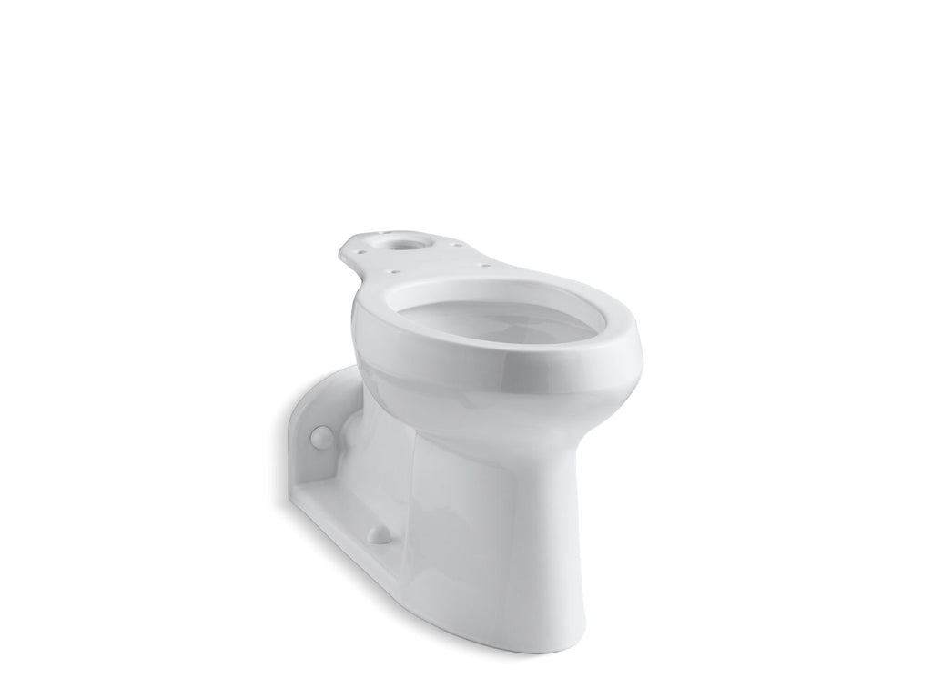KOHLER K-4305-0 Barrington Elongated Toilet Bowl - White