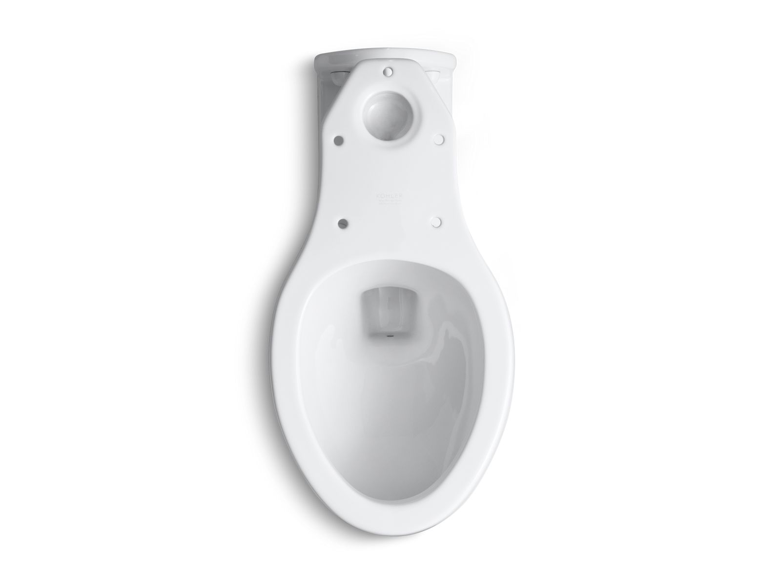 KOHLER K-4305-0 Barrington Elongated Toilet Bowl - White