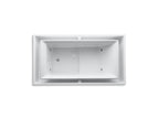 KOHLER K-1189-C1-0 Sok 63" X 31-1/2" Drop-In Effervescence Bath With Chromatherapy And Left-Hand Drain - White