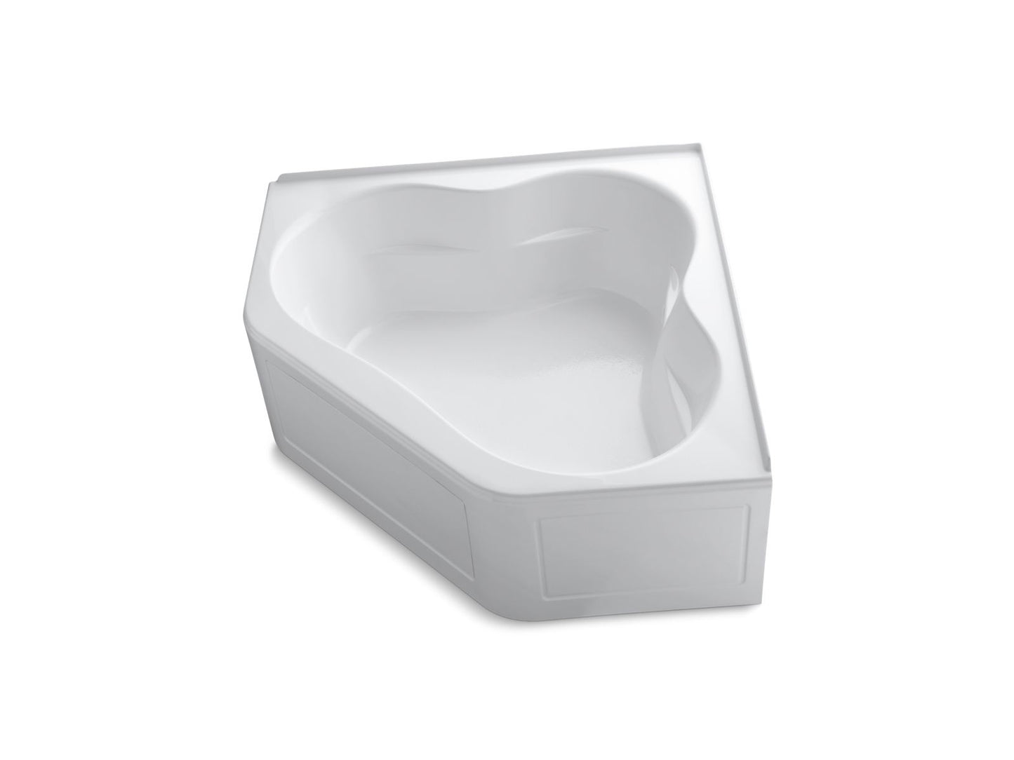 KOHLER K-1161-LA-0 Tercet 60" X 60" Corner Bath In White