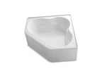 KOHLER K-1161-LA-0 Tercet 60" X 60" Corner Bath - White