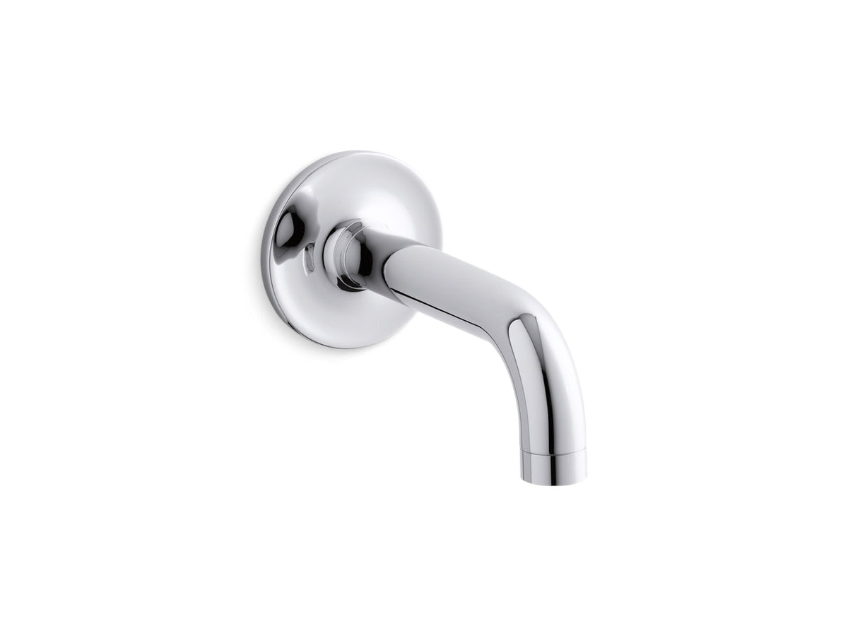 KOHLER K-14427-AF Purist Wall-Mount Bath Spout - Vibrant French Gold