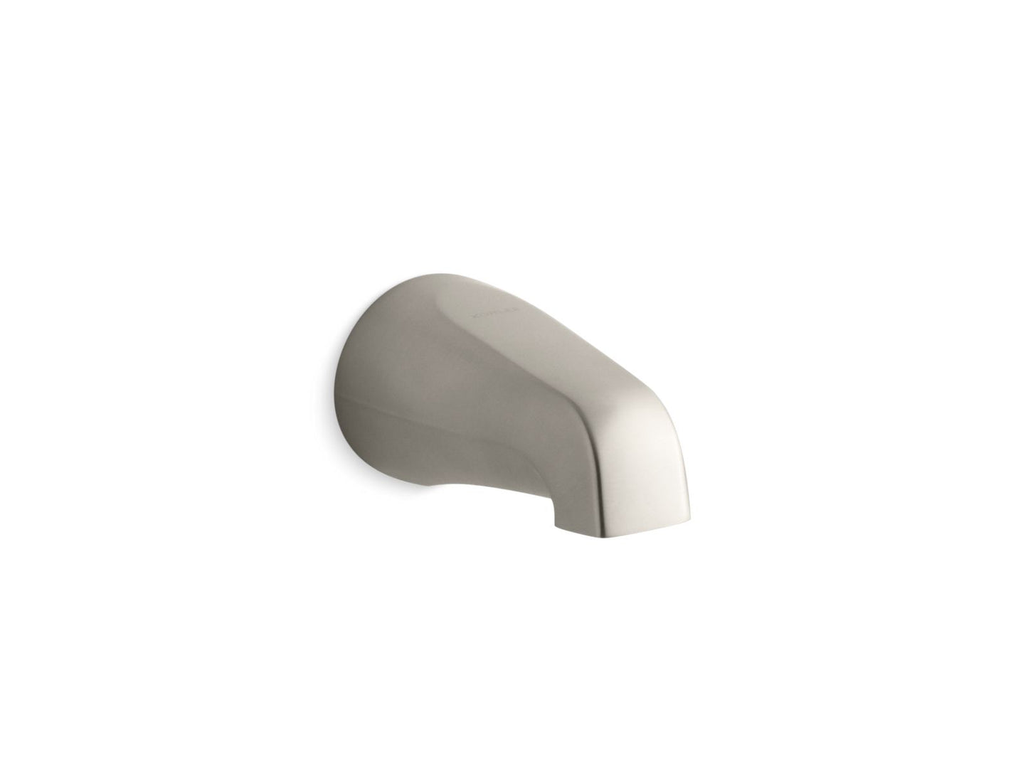 KOHLER K-15135-BN Coralais Wall-Mount Bath Spout, 4-7/8", Npt Connection In Vibrant Brushed Nickel