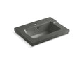 KOHLER K-2979-1-58 Tresham Vanity-Top Bathroom Sink With Single Faucet Hole In Thunder Grey