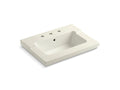 KOHLER K-2979-8-96 Tresham Vanity-Top Bathroom Sink With 8" Widespread Faucet Holes In Biscuit