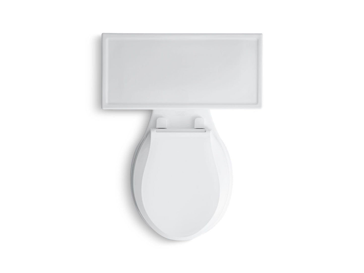 KOHLER K-3933-0 Memoirs Stately Two-Piece Round-Front Toilet, 1.28 Gpf In White