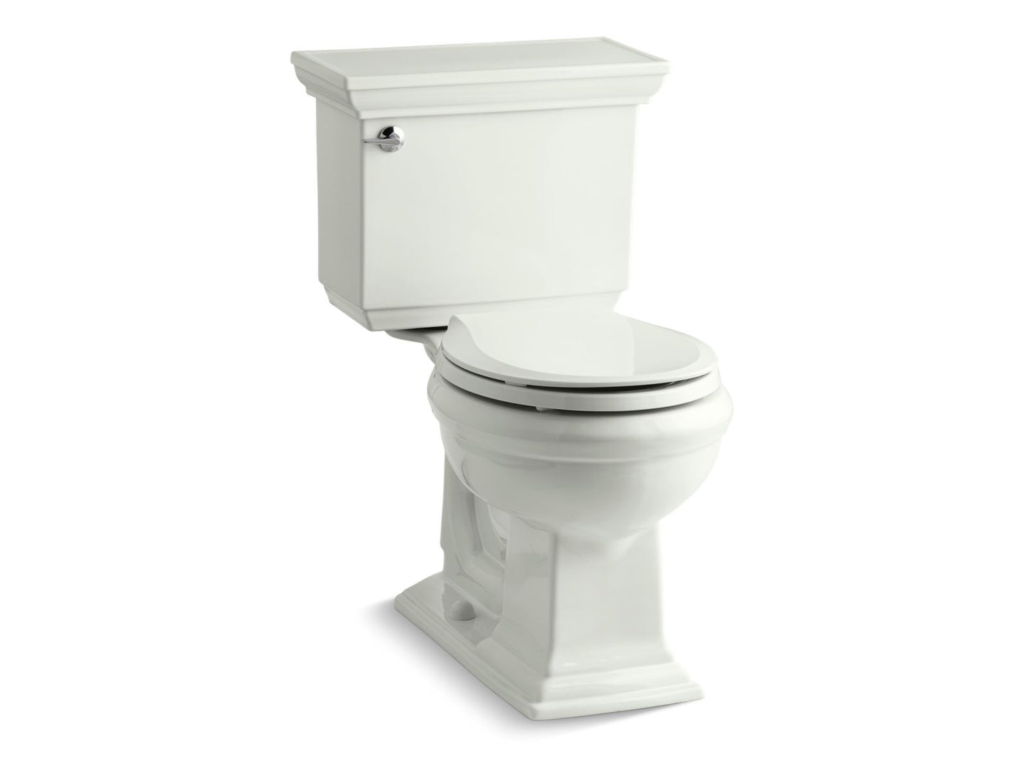 KOHLER K-3933-NY Memoirs Stately Two-Piece Round-Front Toilet, 1.28 Gpf In Dune