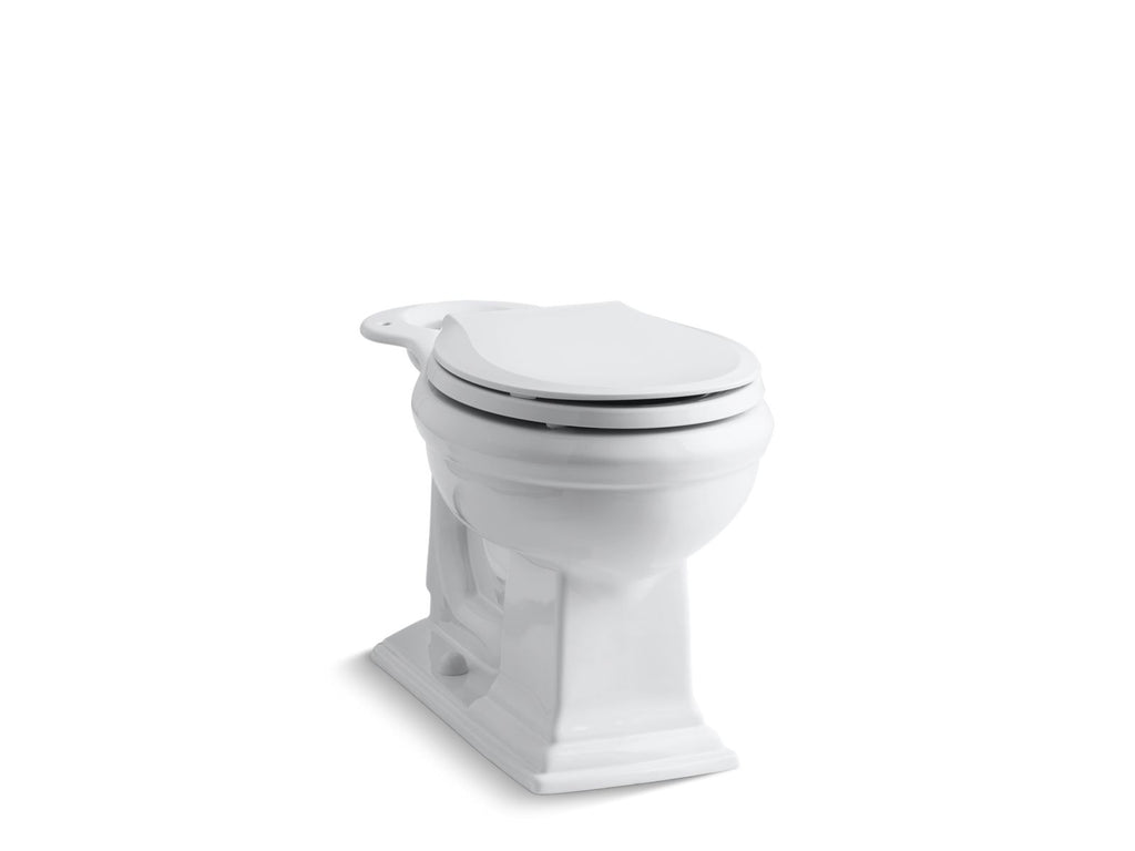 KOHLER K-4387-7 Memoirs Round-Front Bowl With Exposed Trapway - Black Black