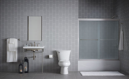 KOHLER K-716-0 Villager 60" x 30-1/4" alcove bath, right drain - White