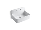 KOHLER K-12700-0 Gilford 30" Top-/Wall-Mount Single-Bowl Farmhouse Kitchen Sink - White