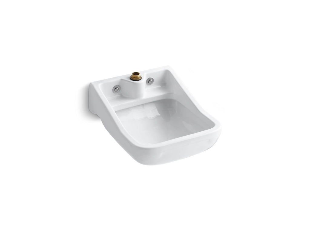 KOHLER K-12867-0 Camerton 25" Wall-Mount Blow-Out Service Sink - White