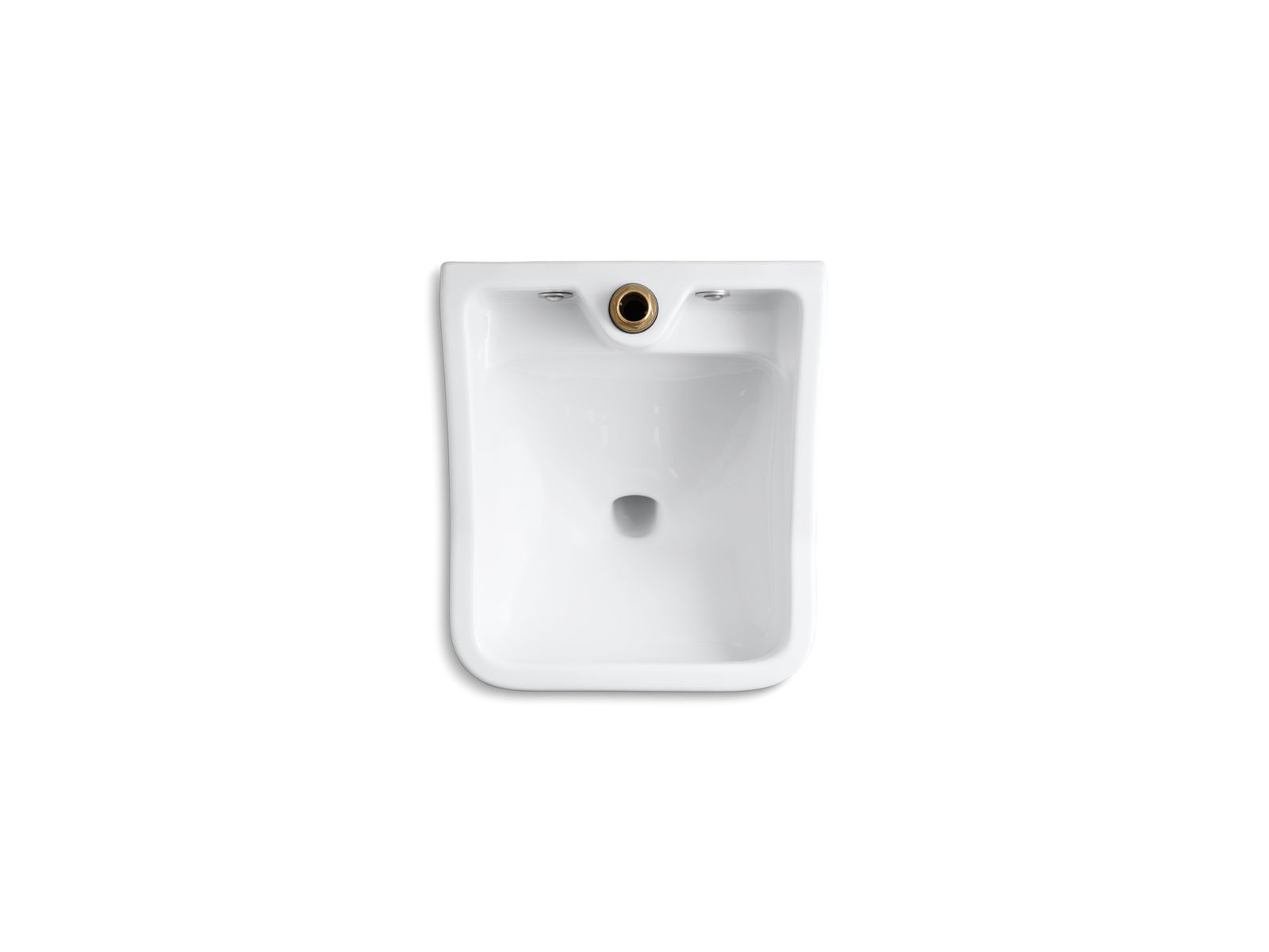 KOHLER K-12867-0 Camerton 25" Wall-Mount Blow-Out Service Sink - White