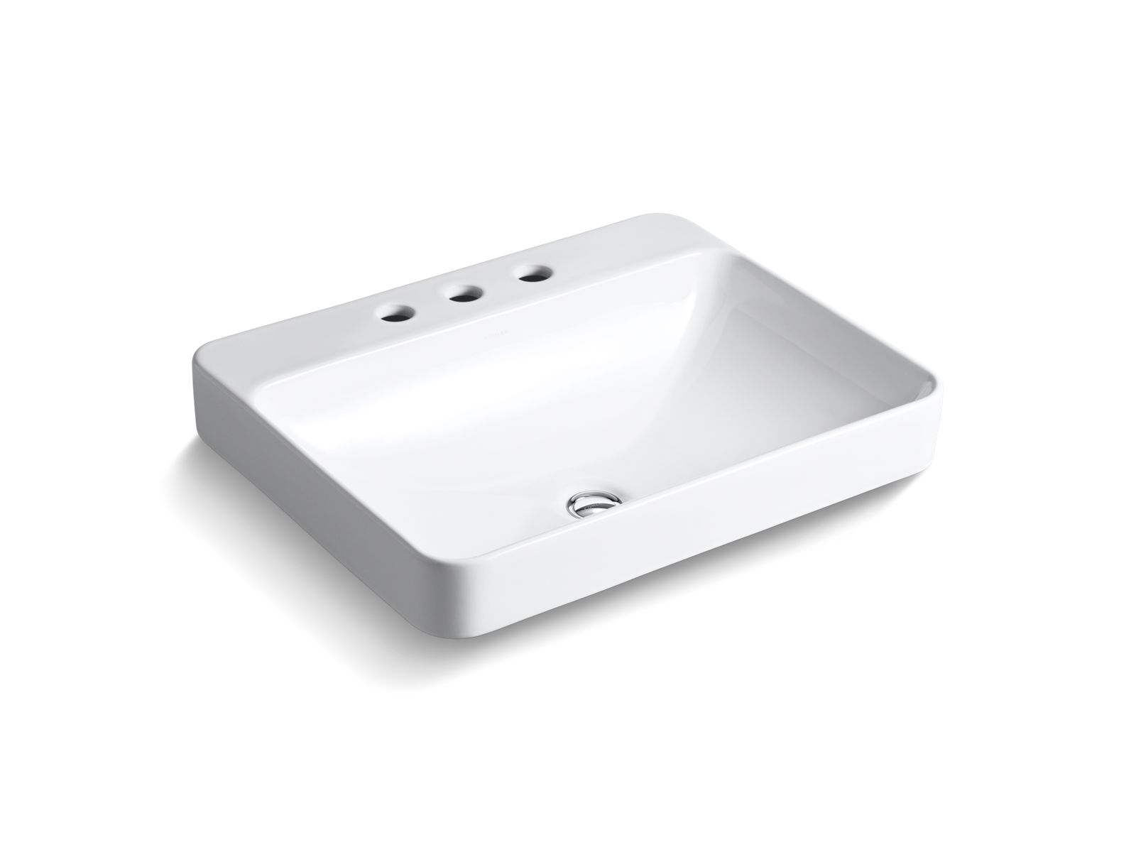 KOHLER K-2660-8-V10 Vox 23" Rectangular Vessel Bathroom Sink - 150Th Peachblow