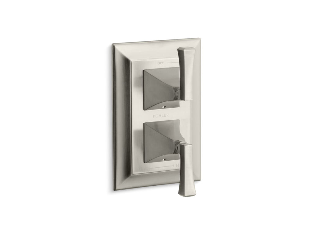 KOHLER K-T10422-4V-BN Memoirs Stately Mastershower Temperature And Volume Control Valve Trim - Vibrant Brushed Nickel