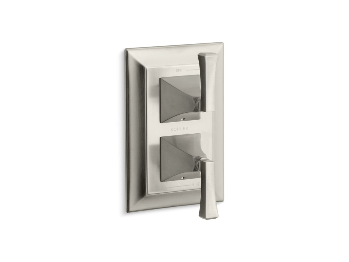 KOHLER K-T10422-4V-BN Memoirs Stately Mastershower Temperature And Volume Control Valve Trim - Vibrant Brushed Nickel