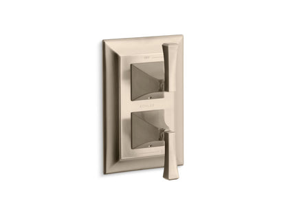 KOHLER K-T10422-4V-BV Memoirs Stately MasterShower temperature and volume control valve trim - Vibrant Brushed Bronze