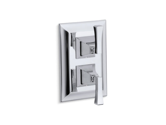 KOHLER K-T10422-4V-CP Memoirs Stately Mastershower Temperature And Volume Control Valve Trim In Polished Chrome