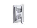 KOHLER K-T10422-4V-CP Memoirs Stately Mastershower Temperature And Volume Control Valve Trim - Polished Chrome