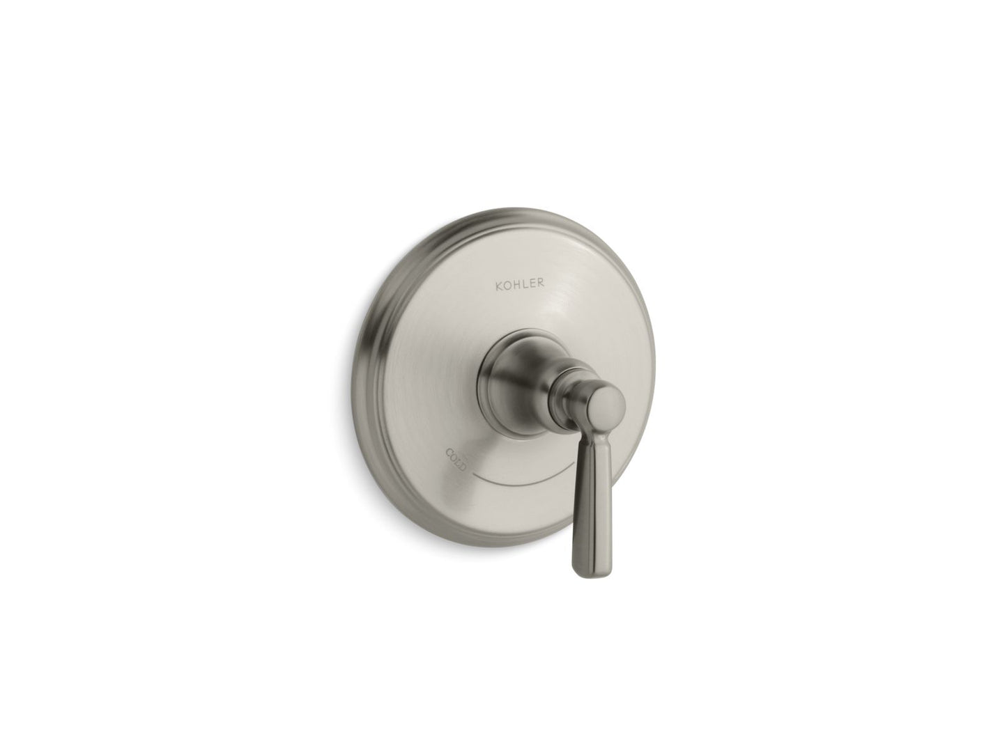 KOHLER K-T10593-4-BN Bancroft Mastershower Temperature Control Valve Trim In Vibrant Brushed Nickel