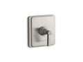 KOHLER K-T13173-4A-BN Pinstripe Mastershower Temperature Control Valve Trim With Lever Handle - Vibrant Brushed Nickel